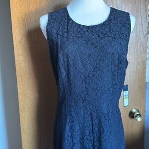 RACHEL ROY Women's Keyhole Side Navy Lace Size 14 Dress